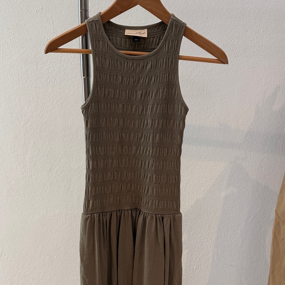 Universal Thread Olive Sleeveless Maxi Dress
